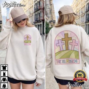 Jesus He Is Risen Custom Easter Religious T Shirt (3)