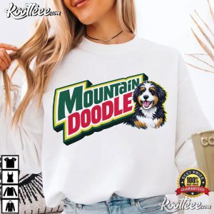 Mountain Doodle Dog Funny Mountain Dew Parody T Shirt (4)