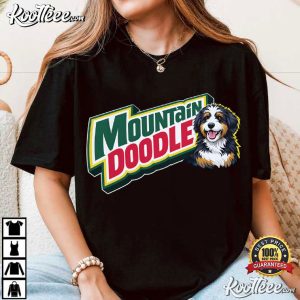 Mountain Doodle Dog Funny Mountain Dew Parody T Shirt (2)