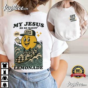 Life Gave Me Some Lemons Lemonade Surf Christian T Shirt (4)