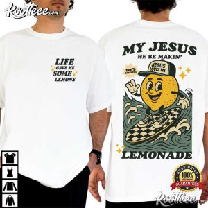 Life Gave Me Some Lemons Lemonade Surf Christian T Shirt (1)