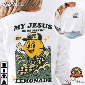 Life Gave Me Some Lemons Lemonade Surf Christian T Shirt (2)