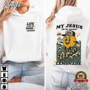 Life Gave Me Some Lemons Lemonade Surf Christian T Shirt (3)