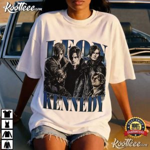 Leon Kennedy Resident Evil Game Series Vintage T Shirt (1)