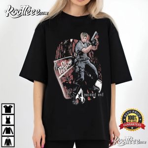 Leon S Kennedy Resident Evil Vintage Dr Pepper Meme T Shirt (2)