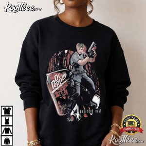 Leon S Kennedy Resident Evil Vintage Dr Pepper Meme T Shirt (3)