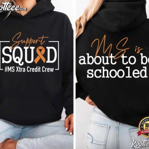 Multiple Sclerosis Awareness Orange Ribbon T Shirt (4)