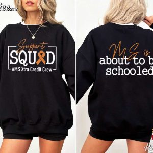 Multiple Sclerosis Awareness Orange Ribbon T Shirt (3)