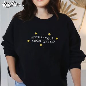 Support Your Local Library Embroidered Sweatshirt (1)
