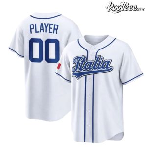 Italian Flag Team Uniform Custom Italia Baseball Jersey (1)