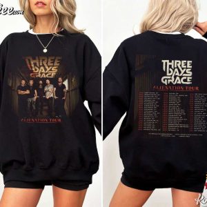 Three Days Grace World Tour 2026 Rock Band Alternative Metal T Shirt (1)