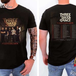 Three Days Grace World Tour 2026 Rock Band Alternative Metal T Shirt (3)