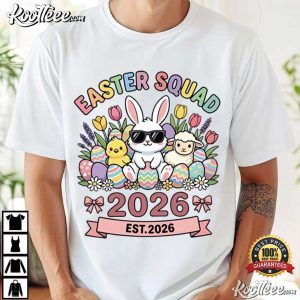 Easter Squad 2026 Cute Spring Team T Shirt (4)