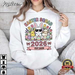 Easter Squad 2026 Cute Spring Team T Shirt (1)