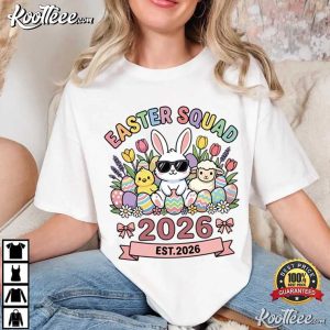 Easter Squad 2026 Cute Spring Team T Shirt (3)