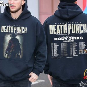Five Finger Death Punch 20th Anniversary World Tour 2026 T Shirt (4)