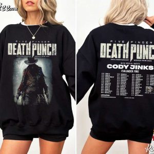 Five Finger Death Punch 20th Anniversary World Tour 2026 T Shirt (1)