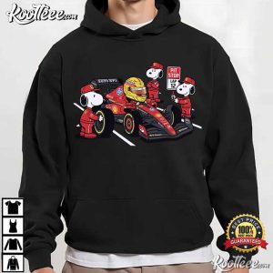 Lewis Hamilton Snoopy Pit Crew F1 Ferrari Racing Cartoon T-Shirt Lewis Hamilton Snoopy Pit Crew F1 Ferrari Racing Cartoon T Shirt (4)