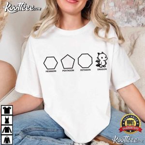 Dragon Pun Funny Shapes Math Teacher Joke T Shirt (3)
