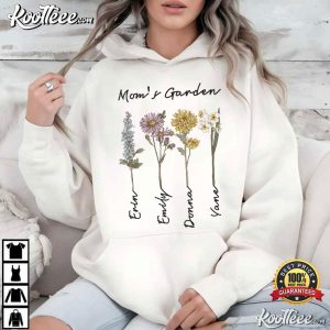 Grandma's Garden Custom Birthflower Mother's Day T-Shirt Grandma's Garden Custom Birthflower Mother's Day T Shirt (3)