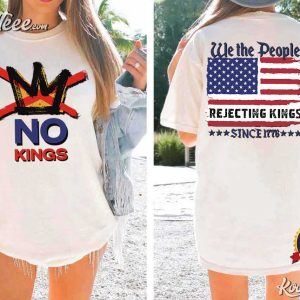 Anti Trump No Kings Rejecting Kings Since 1776 Patriotic T Shirt (1)