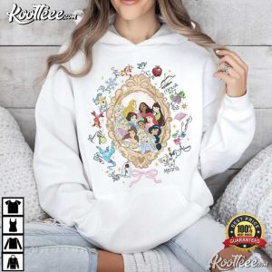 Disney Princess Retro Coquette Bows Watercolor T-Shirt Disney Princess Retro Coquette Bows Watercolor T Shirt (1)