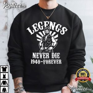 Chuck Norris Legends Never Die 1940 Forever T Shirt (4)
