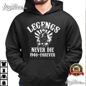 Chuck Norris Legends Never Die 1940 Forever T Shirt (1)