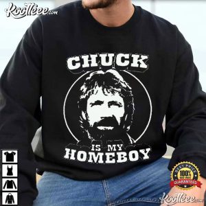 Chuck Norris Is My Homeboy Never Die Memorial T Shirt (2)