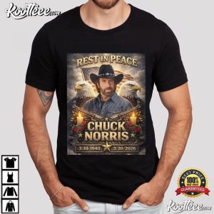 RIP Chuck Norris Never Die Tribute 1940-2026 T-Shirt