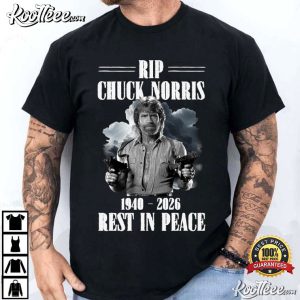 Chuck Norris RIP 1940-2026 Vintage Western Graphic T-Shirt