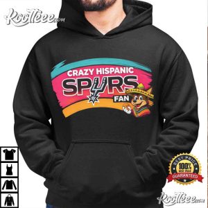 Crazy Hispanic Spurs Fan Basketball Team Pride T Shirt (4)