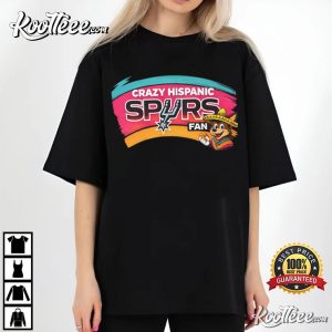 Crazy Hispanic Spurs Fan Basketball Team Pride T Shirt (3)