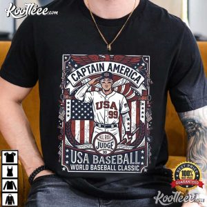 Aaron Judge Captain America USA Baseball T Shirt (1)