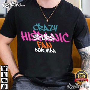 Crazy Hispanic Fan San Antonio Basketball T Shirt (4)