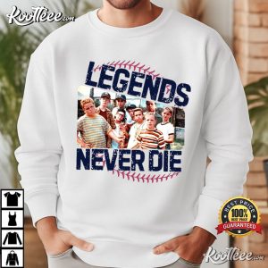Sandlot Legends Never Die Retro Baseball T Shirt (1)