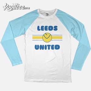 Leeds United FC Bubble Raglan Football T-Shirt