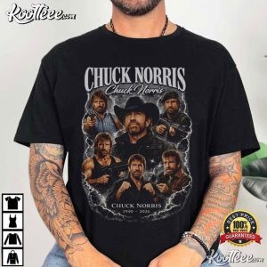 Chuck Norris 1946 2026 Rest In Power Western Legend Patriotic T Shirt (1)