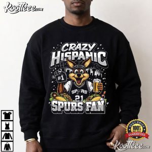 Crazy Hispanic Spurs Fan Basketball Team Pride T Shirt (4)