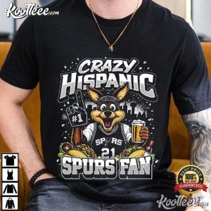 Crazy Hispanic Spurs Fan Basketball Team Pride T Shirt (2)