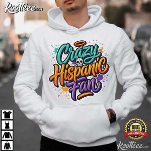 San Antonio Spurs Crazy Hispanic Spurs Fan Basketball T-Shirt San Antonio Spurs Crazy Hispanic Spurs Fan Basketball T Shirt (4)