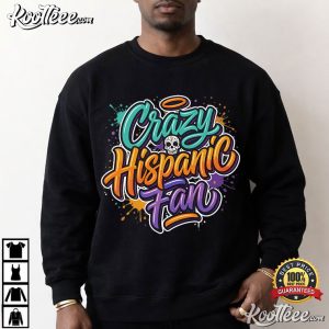 San Antonio Spurs Crazy Hispanic Spurs Fan Basketball T-Shirt San Antonio Spurs Crazy Hispanic Spurs Fan Basketball T Shirt (1)