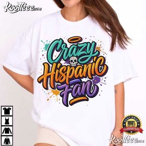 San Antonio Spurs Crazy Hispanic Spurs Fan Basketball T Shirt (2)