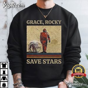Project Hail Mary Grace Rocky Save Stars Vintage T Shirt (1)