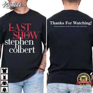The Last Show With Stephen Colbert 2026 Late Night Comedy T Shirt (1)