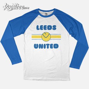 Leeds United FC Bubble Raglan Football T-Shirt