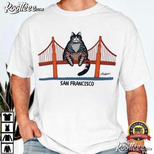 B Kliban Cat San Francisco Golden Gate Project Hail Mary Movie T Shirt (2)