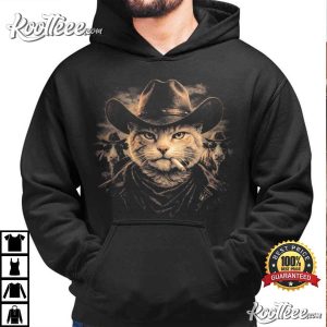 Cowboy Cat Funny Western Meme T Shirt (4)