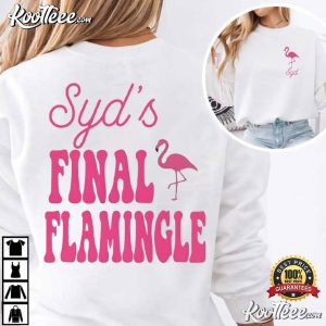 Flamingo Bachelorette Tropical Hen Party Custom T Shirt (1)