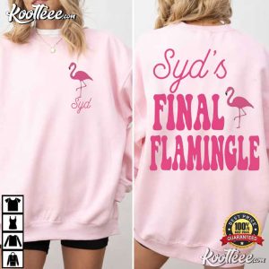 Flamingo Bachelorette Tropical Hen Party Custom T Shirt (2)
